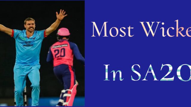 most wickets in sa20