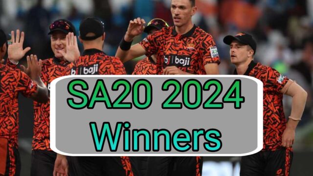 SA20 2024 Winners