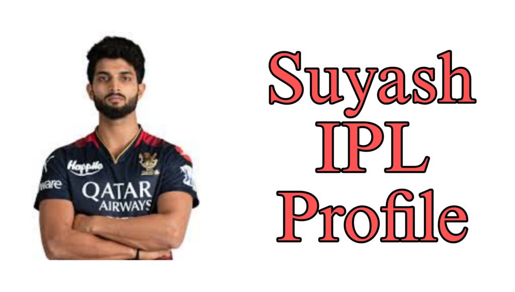 Suyash Prabhudessai IPL Profile